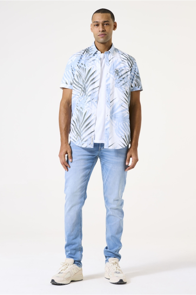 OVERHEMD MET PRINT E51096 50 WHITE
